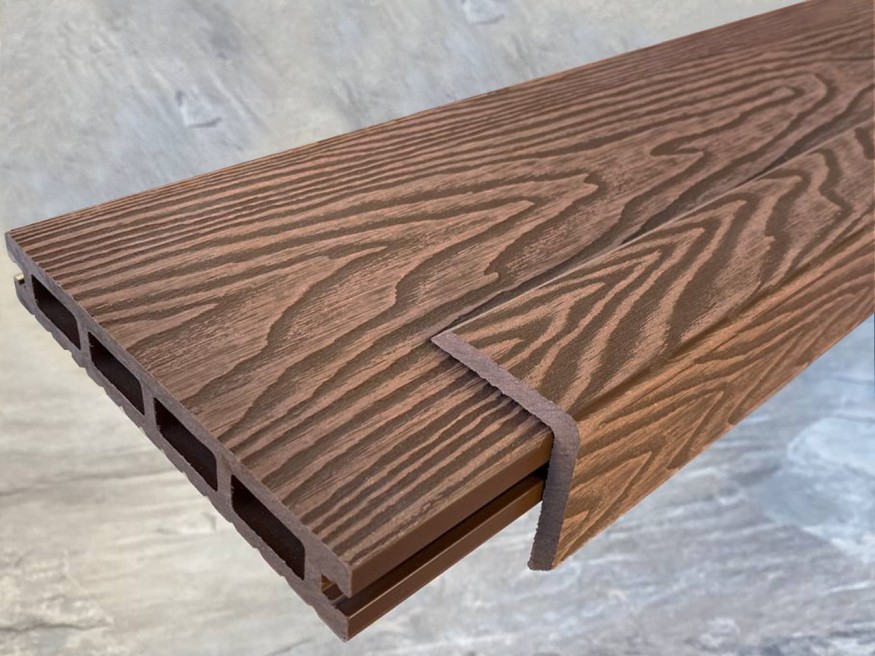 Террасная доска ДПК EasyDecking, Wood-X, Коричневый купить в Екатеринбурге