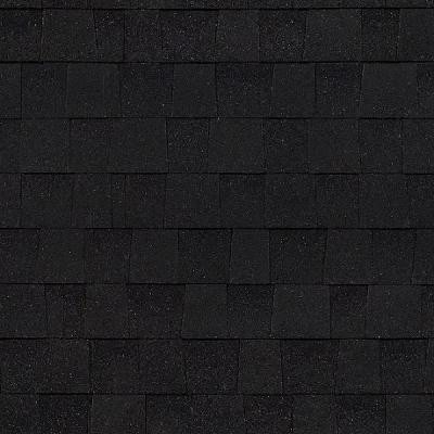 Двухслойная ламинированная черепица Shinglas, Фазенда, Черный цвет. купить в Екатеринбурге