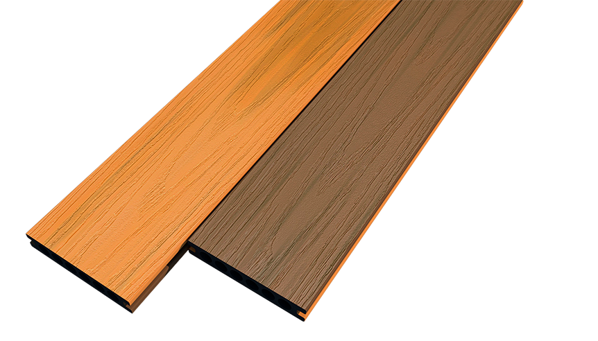 Teak / Latte | Двухсторонняя террасная доска WOODVEX Dual купить в Екатеринбурге