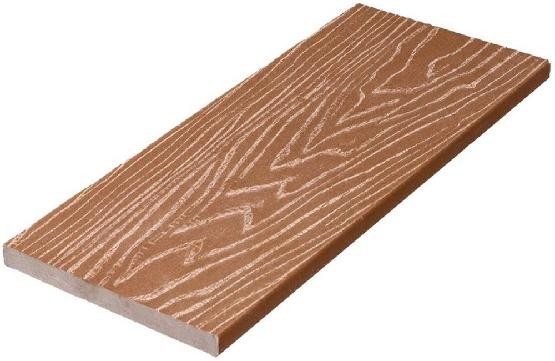 Полнотелая заборная доска ДПК NanoWood цвета Орех купить в Екатеринбурге