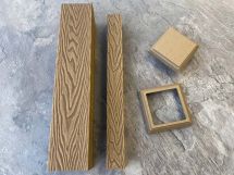 Столб для ограждения из ДПК EasyDecking, Wood-X, Дуб