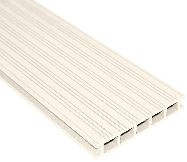 Террасная доска Faynag Premium VELVET-ZEBRA из ДПК в цвете Слоновая кость. купить в Екатеринбурге
