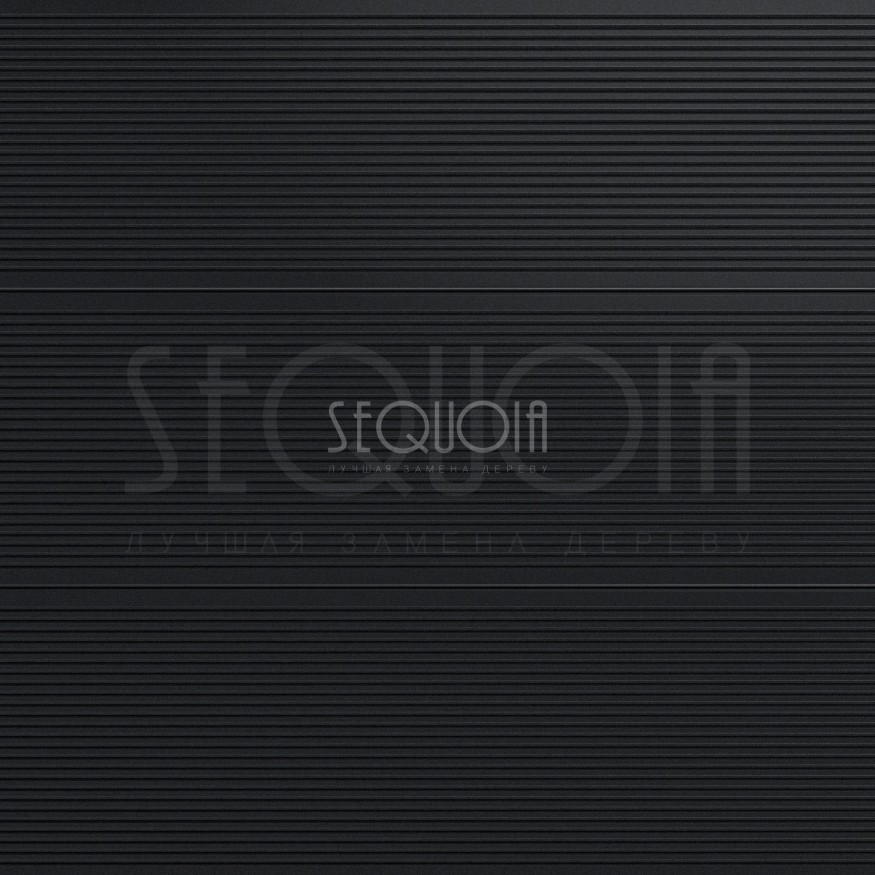 Доска террасная ДПК 3D SEQUOIA Evolution WOOD BLACK купить в Екатеринбурге