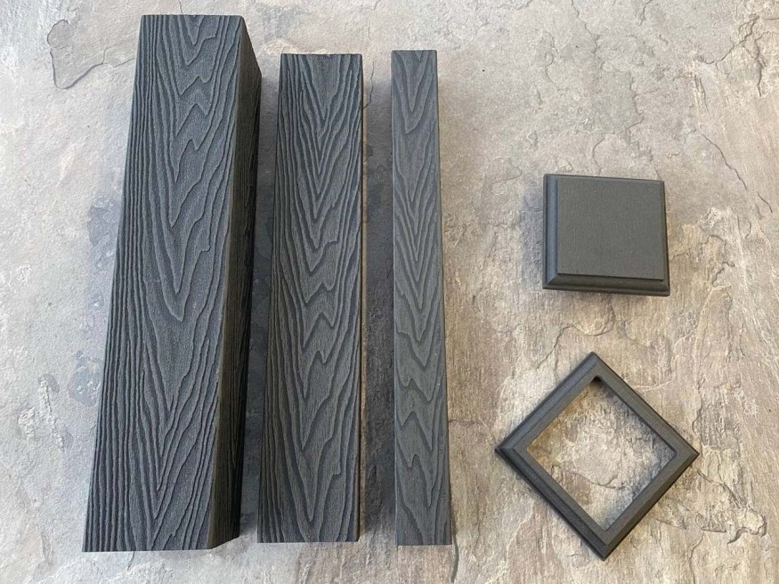 Перила для ограждений из ДПК EasyDecking, Wood-X, Черное дерево купить в Екатеринбурге