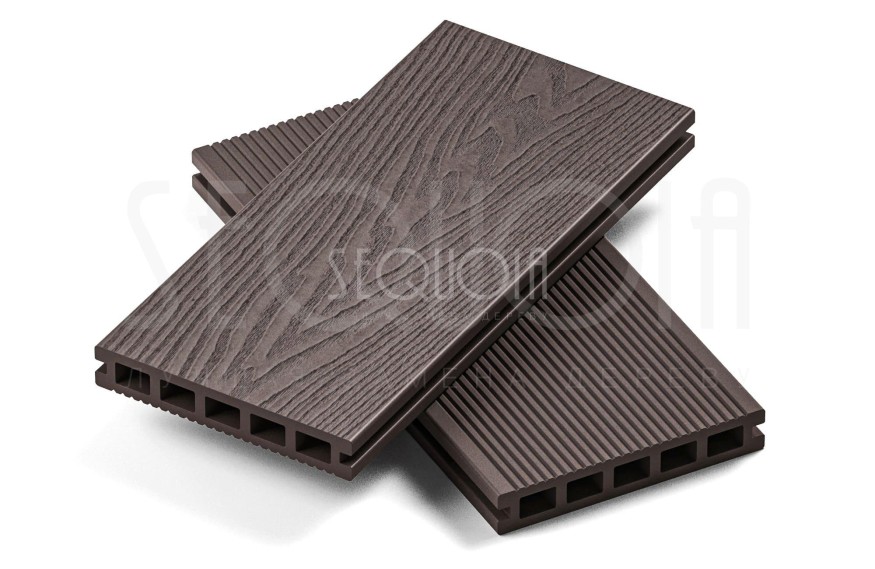 Доска террасная ДПК 3D SEQUOIA Evolution BROWN купить в Екатеринбурге