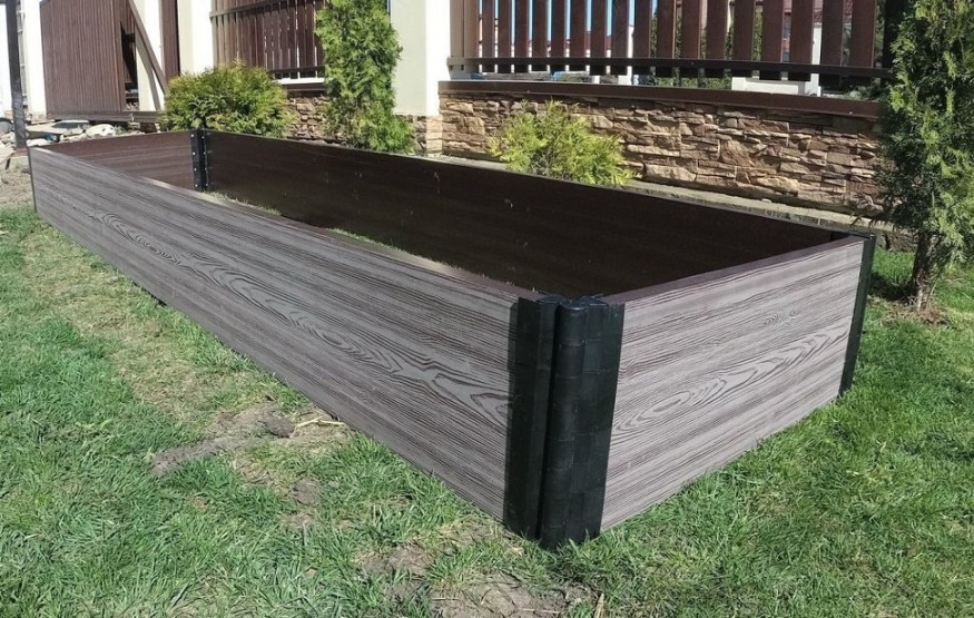Доска для грядок NauticPrime из ДПК, серого цвета, размеры 300х30х2950 мм купить в Екатеринбурге