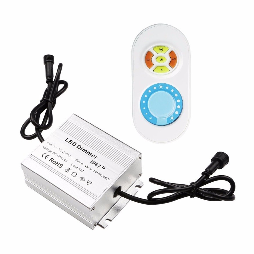 LED Диммер IP67 с дистанционным управлением до 60W Woodvex купить в Екатеринбурге