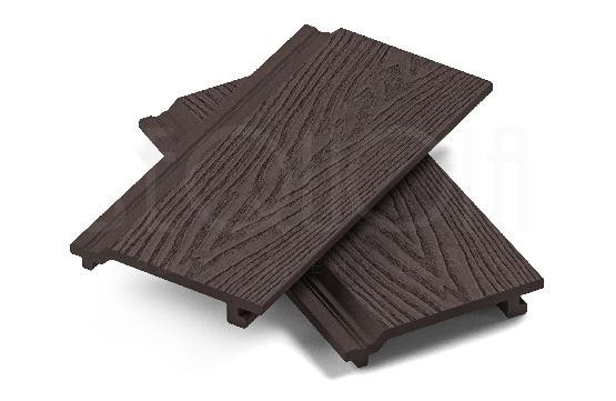 Доска фасадная ДПК 3D SEQUOIA Evolution WOOD BROWN купить в Екатеринбурге