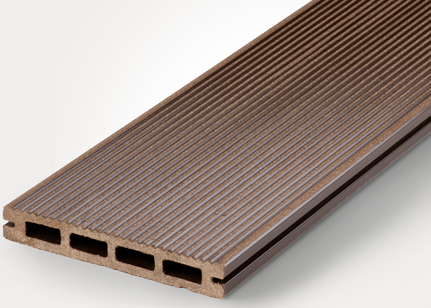Террасная доска NanoWood «Lite» ECO в шоколадном цвете. купить в Екатеринбурге