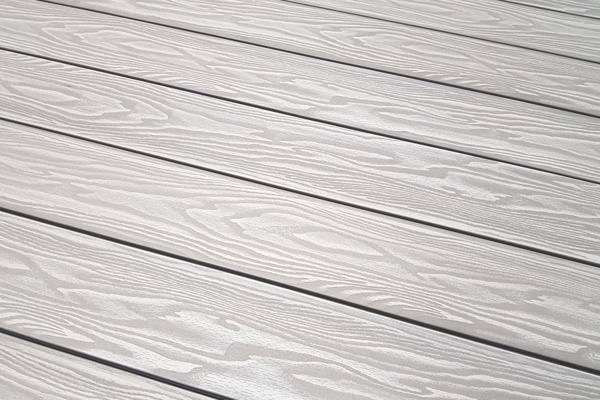 Террасная доска ДПК Terrapol Смарт 3D (Полнотелая без паза) Дуб белёный купить в Екатеринбурге