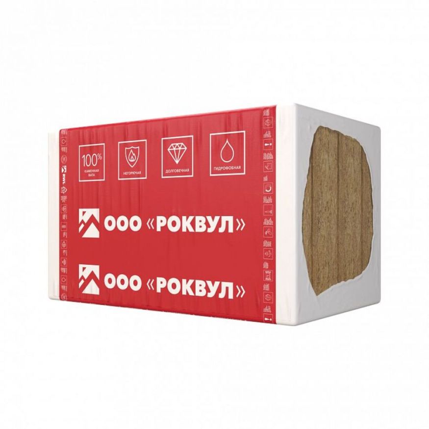 Утеплитель Rockwool ВЕНТИ БАТТС Д Оптима 150х600х1000/4шт/2.4м2/0.36м3 (16упак/палл) Rockwool купить в Екатеринбурге