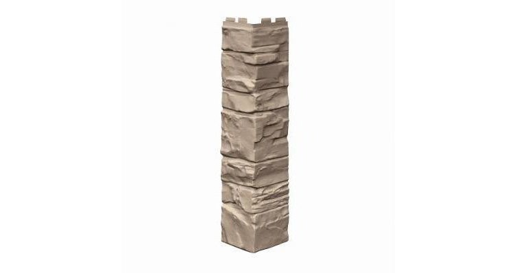 Угол наружный VOX Solid Stone Lazio светлая глина камень купить в Екатеринбурге