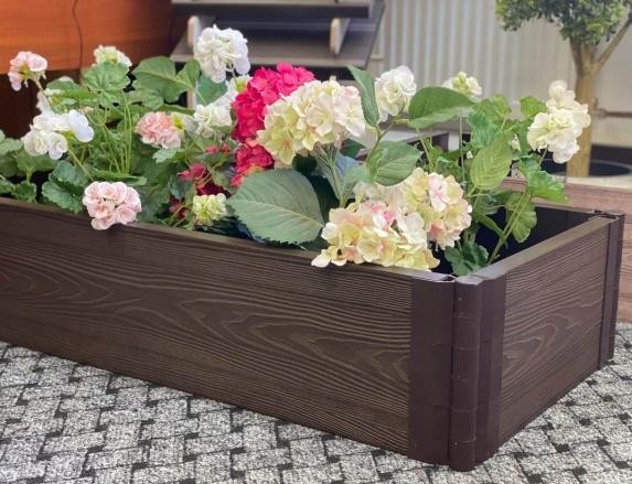 Доска для грядок и клумб из ДПК 3D, 25х150х2950, цвет венге. купить в Екатеринбурге