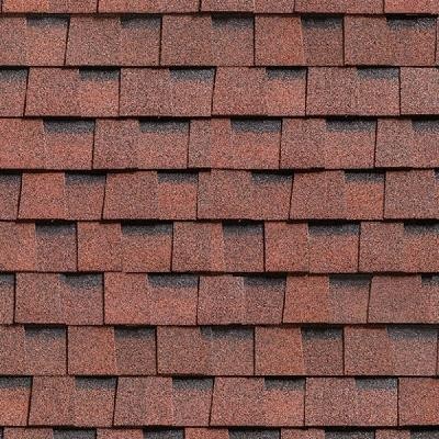 Двухслойная ламинированная черепица Shinglas, Ранчо, Красный цвет купить в Екатеринбурге