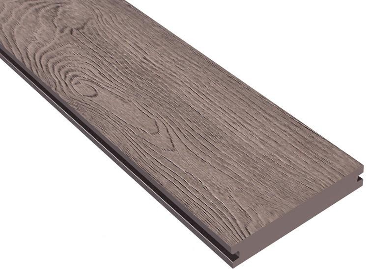 Террасная доска ДПК Outdoor 3D полнотелая NEVADA/CALIFORNIA BROWN коричневый микс. купить в Екатеринбурге
