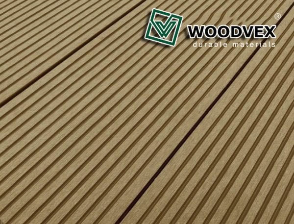 Террасная доска WOODVEX Select из ДПК цвета Кофе купить в Екатеринбурге