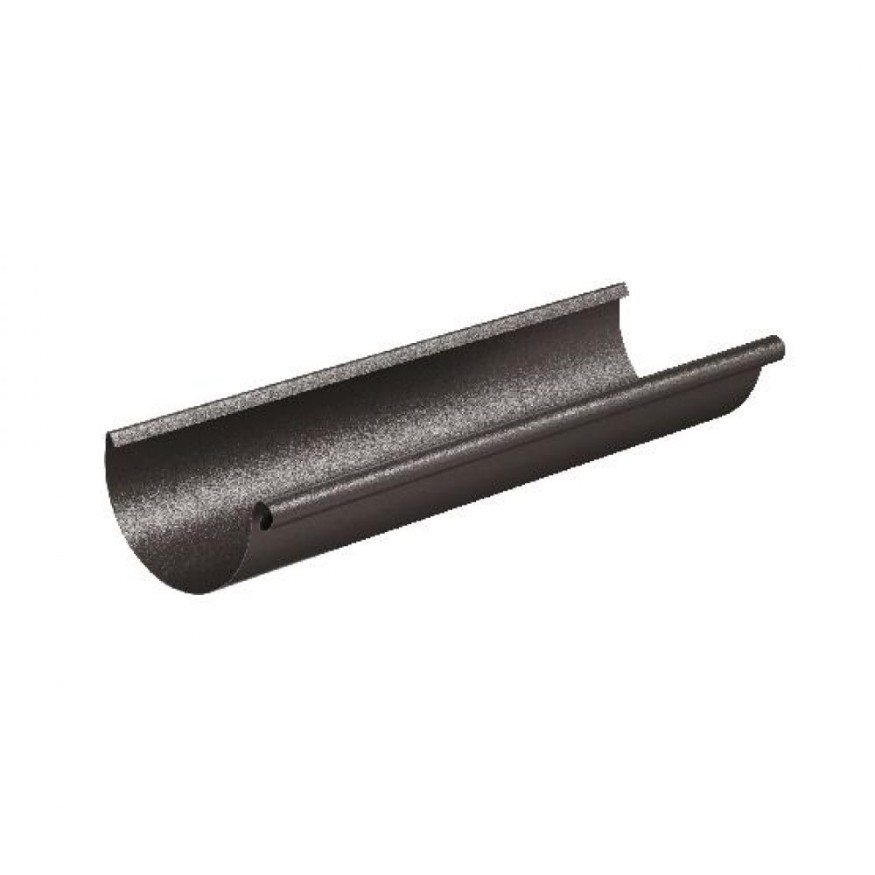 Водосточный желоб Aquasystem RR 32, тёмно-коричневый матовый, 3.00 м, 150/100 купить в Екатеринбурге