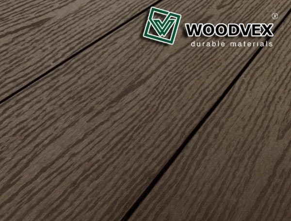 Террасная доска из ДПК WOODVEX Select в цвете Венге купить в Екатеринбурге